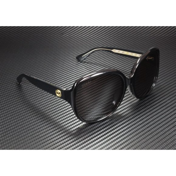 Gucci Oval Black Women\'s 61mm Sunglasses main image 5